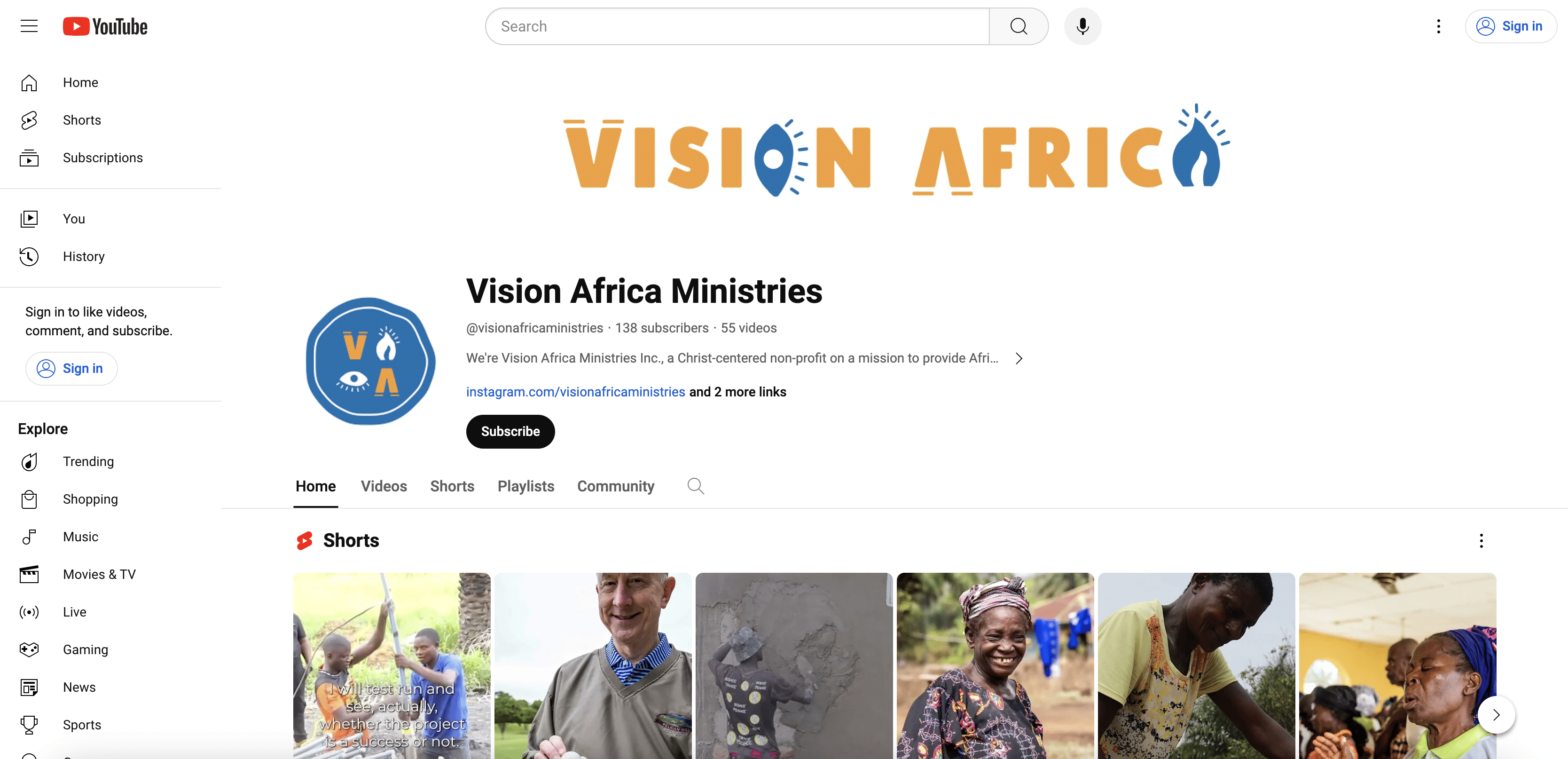 Vision Africa Sightings: April 2024