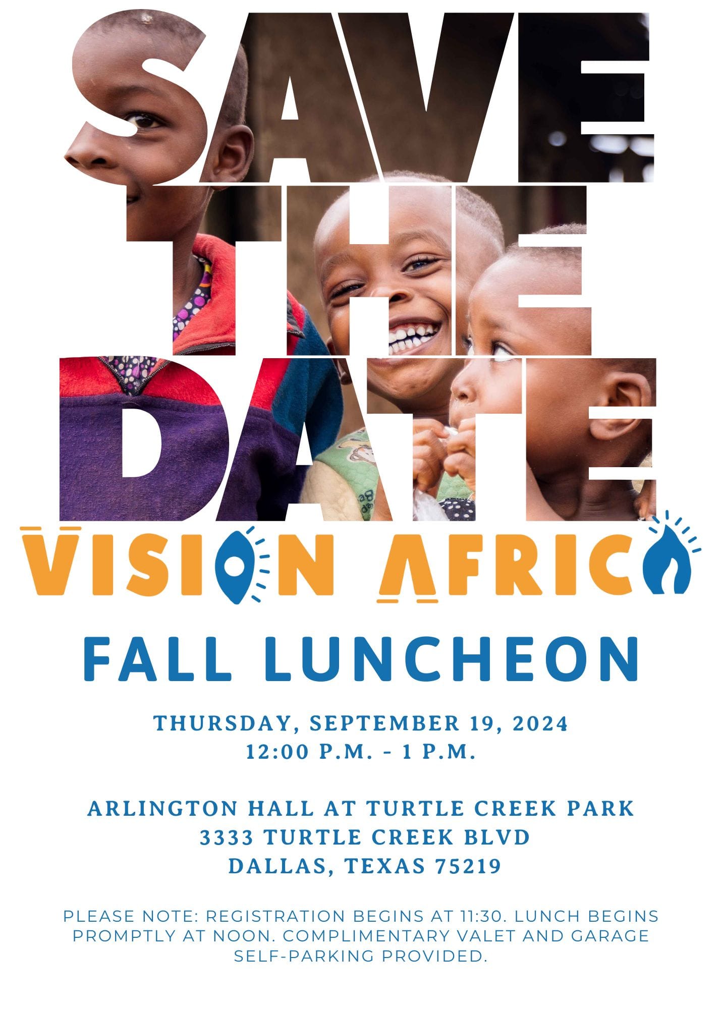 Vision Africa Fall Luncheon Save the Date 